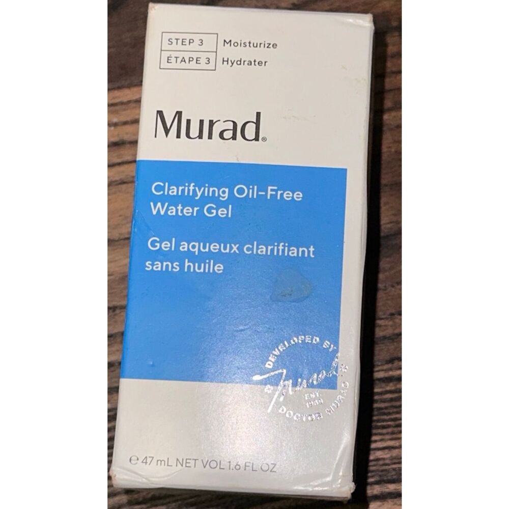Murad Clarifying Oil-Free Water Gel, moisturize hydrater 47ml NEW
